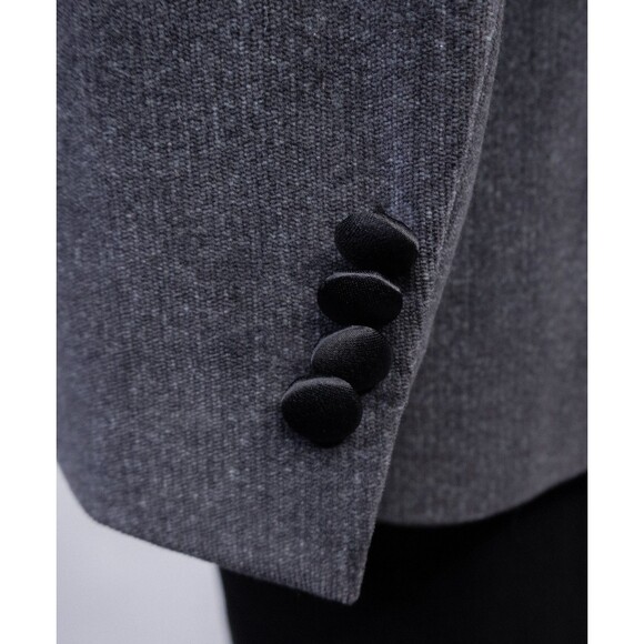 John Varvatos Signature Tailored Tuxedo Jacket blazer Sz 44L Cotton Stretch EUC - Picture 7 of 14